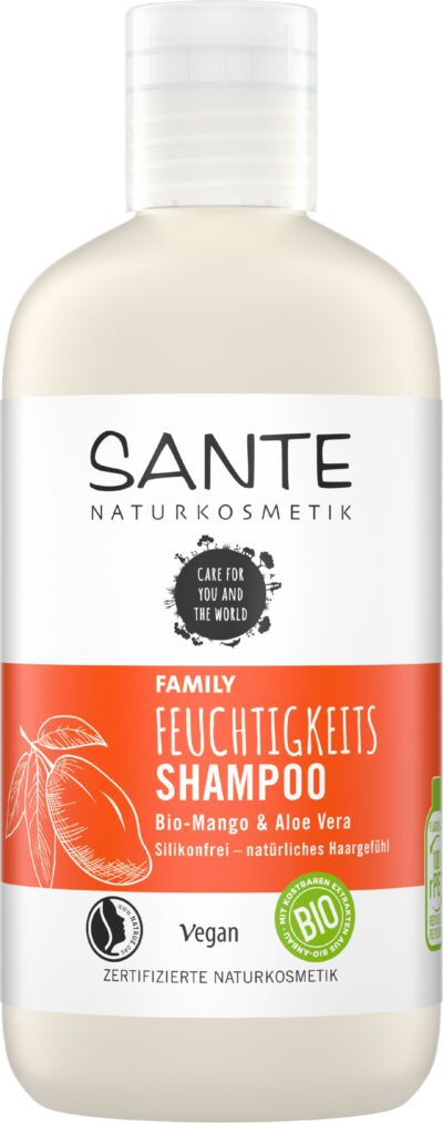 Sante - Hydratačný šampón, Bio Mango & Aloe vera, 250 ml