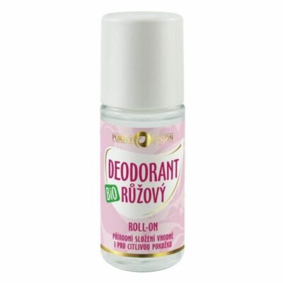 Purity Vision Ružový dezodorant roll-on BIO (50 ml)