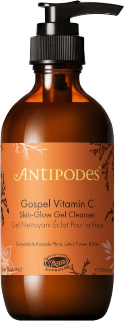 Antipodes Rozjasňujúci čistiaci gél Gospel Vitamín C 200 ml