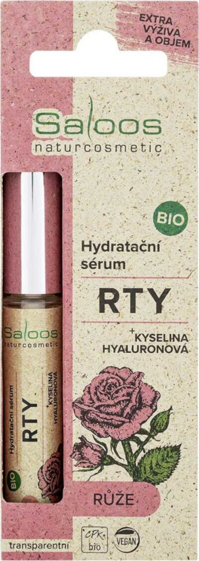 Saloos Bio Hydratačné sérum na pery – Ruža 7 ml