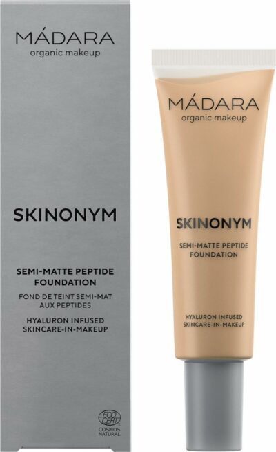 MÁDARA Polomatný Make-up s peptidmi SKINONYM, Sand 30ml