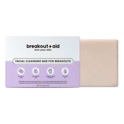 breakout+aid Čistiace mydlo na problematickú pokožku 100 g
