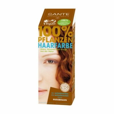 SANTE Rastlinná farba na vlasy orechovo hnedá 100 g