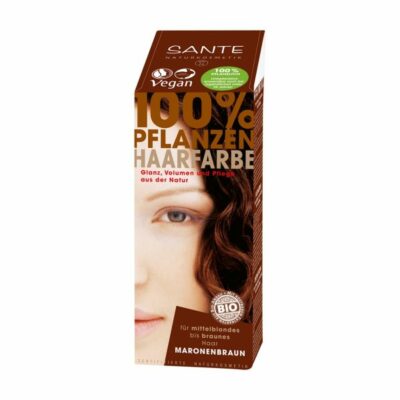 SANTE Rastlinná farba na vlasy gaštanovo hnedá 100 g