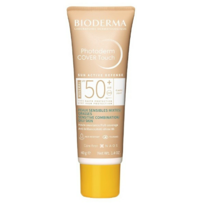 Bioderma Minerálny make-up pre citlivú zmiešanú až mastnú pleť Photoderm Cover Touch SPF 50+ 40 g Light