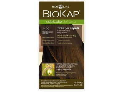 Biokvap NUTRICOLOR DELICATO - Farba na vlasy - 6.30 Blond zlatá tmavá 140 ml