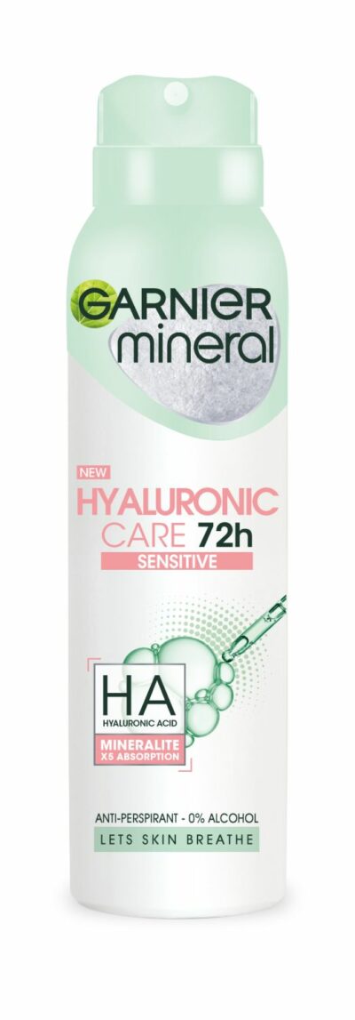 Garnier Antiperspirant v spreji Mineral Hyaluronic Ultra Care 150 ml