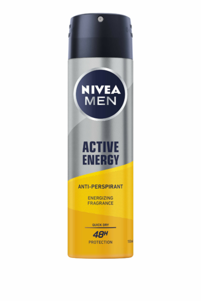 Nivea Antiperspirant v spreji Men Active Energy 150 ml